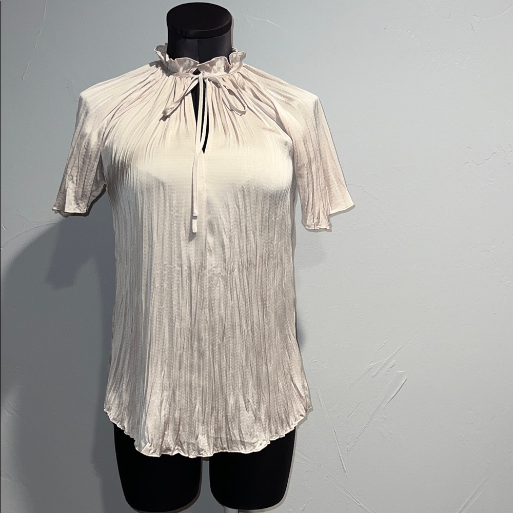 LAST CHANCE! White Company Pleated Satin Blouse